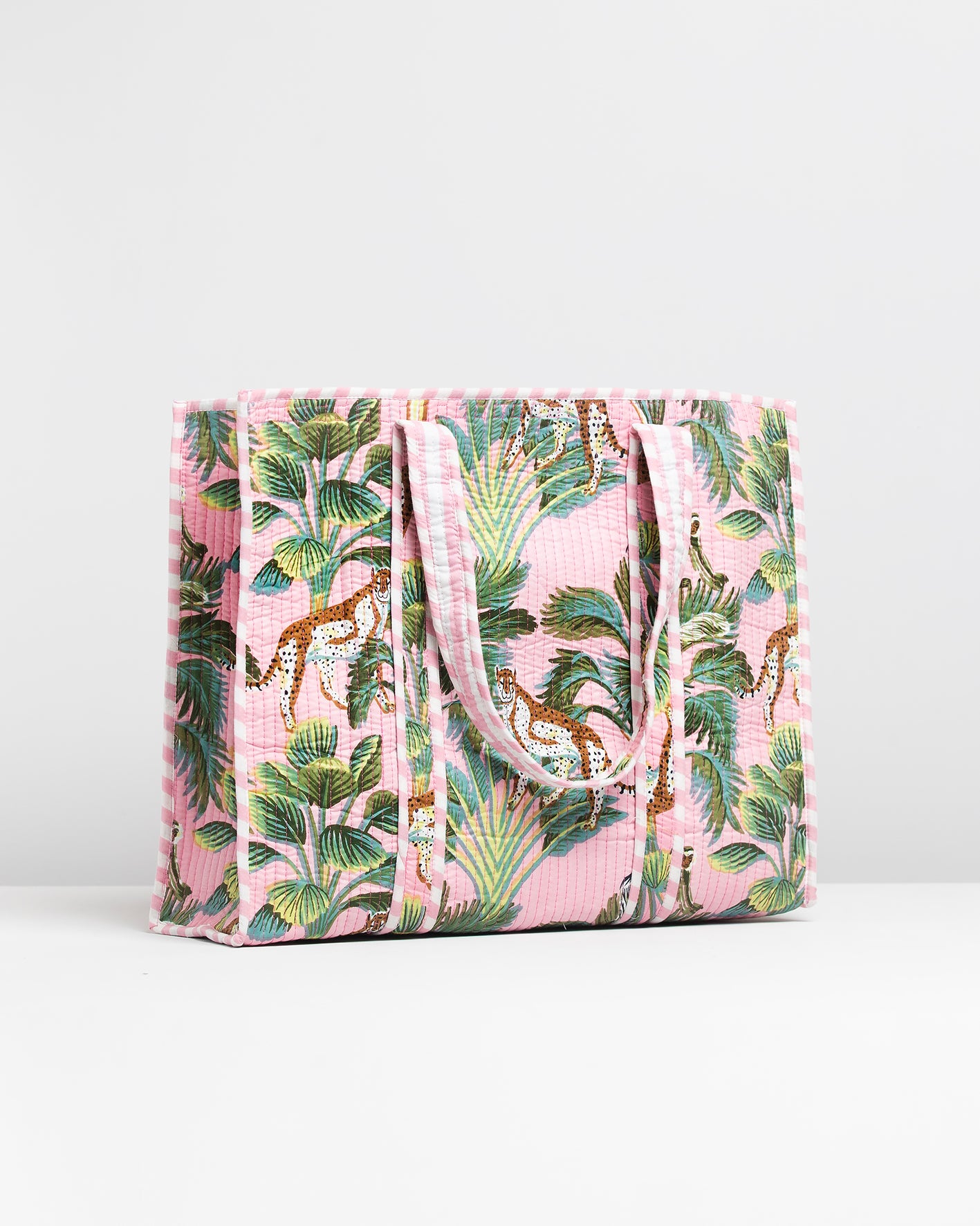 PINK JUNGLE PRINTED PINK BAG