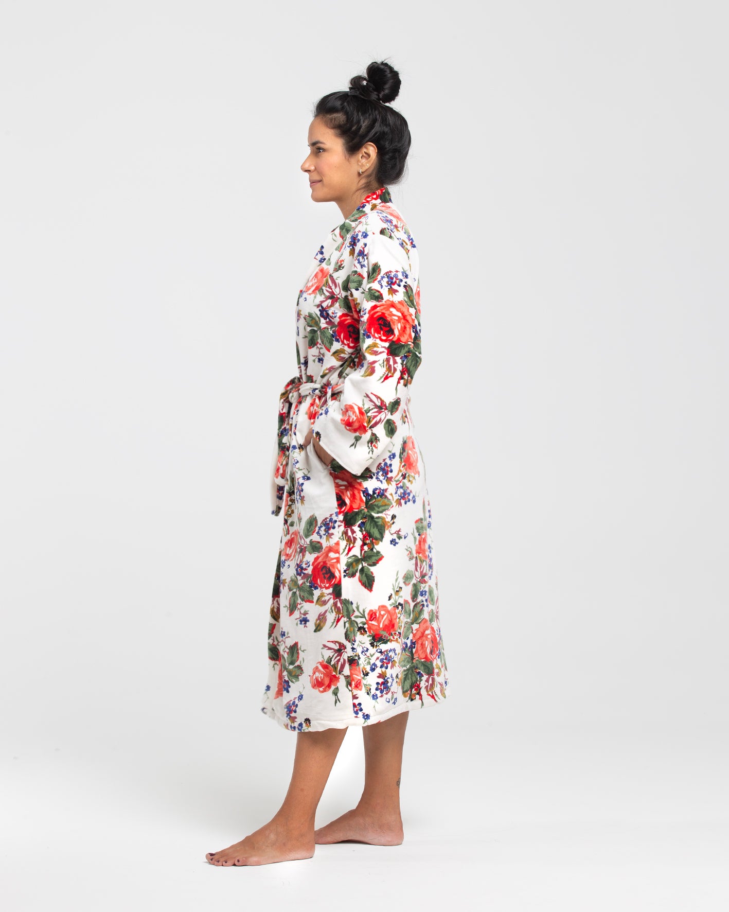 ROSES VELVET KIMONO