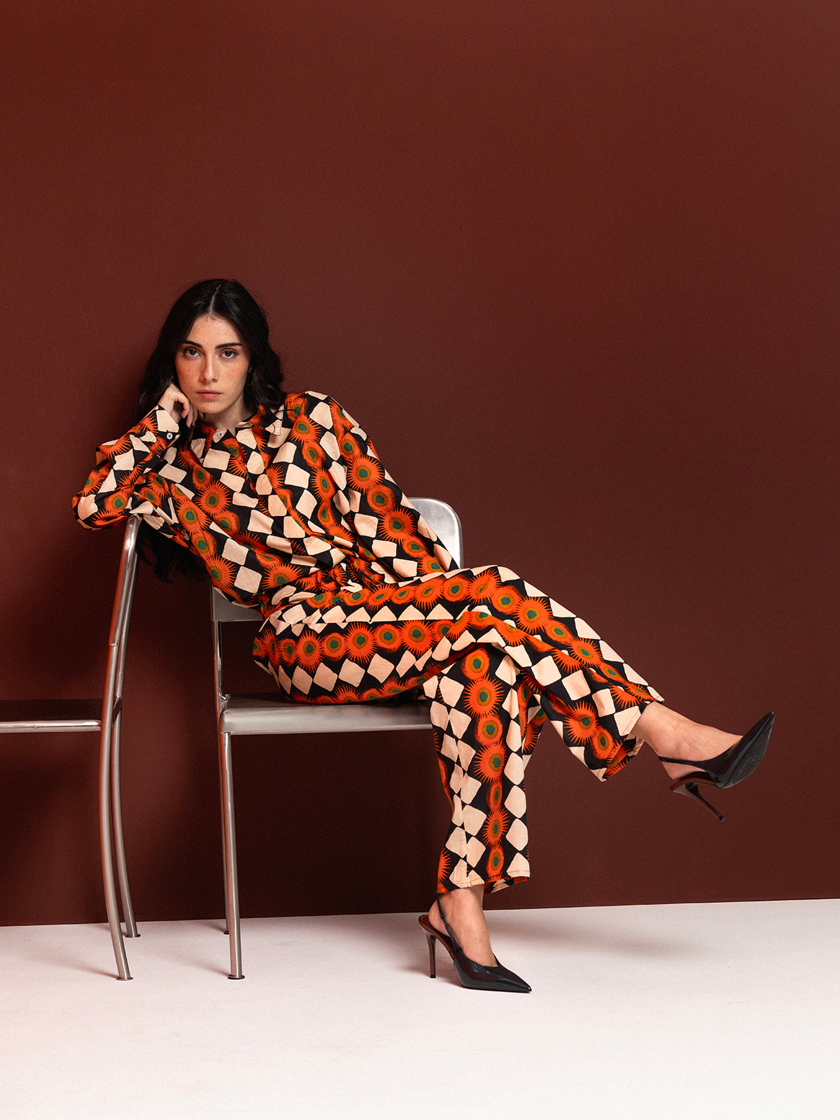 OFF WHITE EXPLOSION OVERSIZED COTTON SHIRT