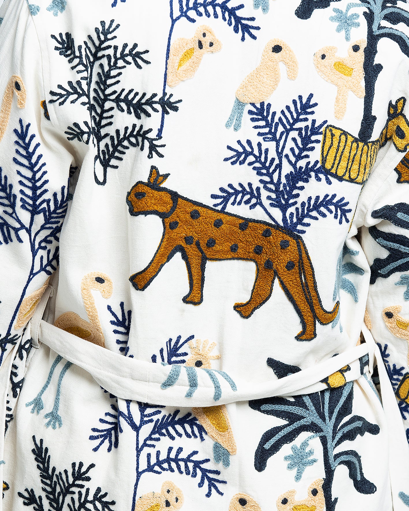 BLUE JUNGLE ENBROIDERED JACKET