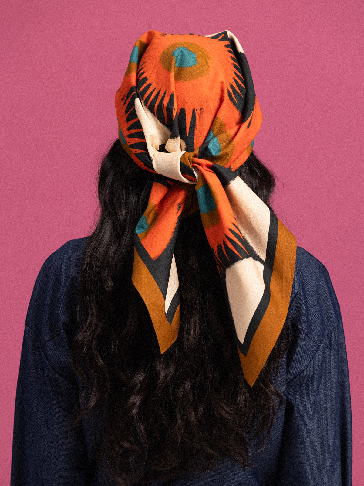 OFF WHITE EXPLOSION COTTON SCARF