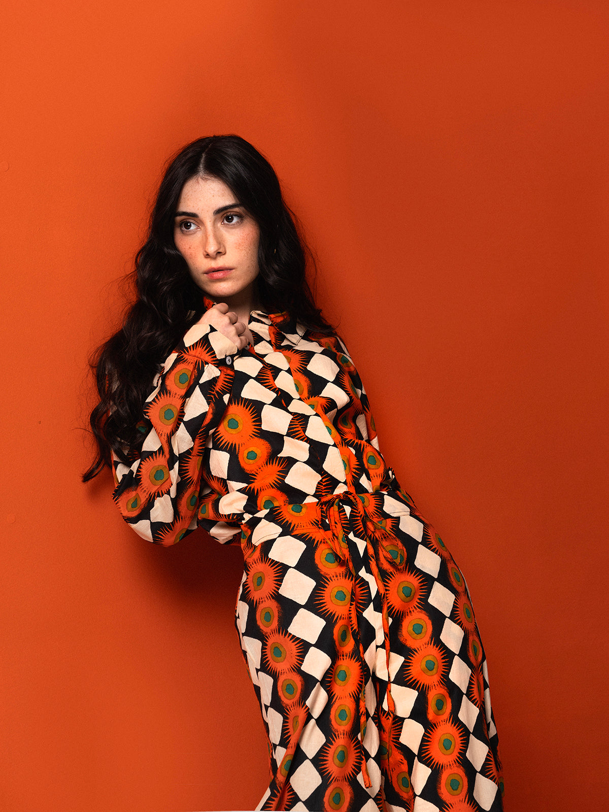 OFF WHITE EXPLOSION OVERSIZED COTTON SHIRT